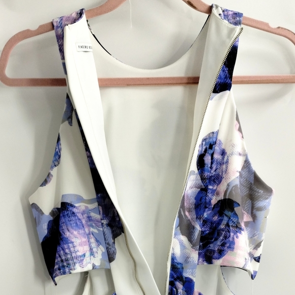 Finders Keepers Atlas Cut‎ Out Purple Rose Dress - Picture 13 of 14